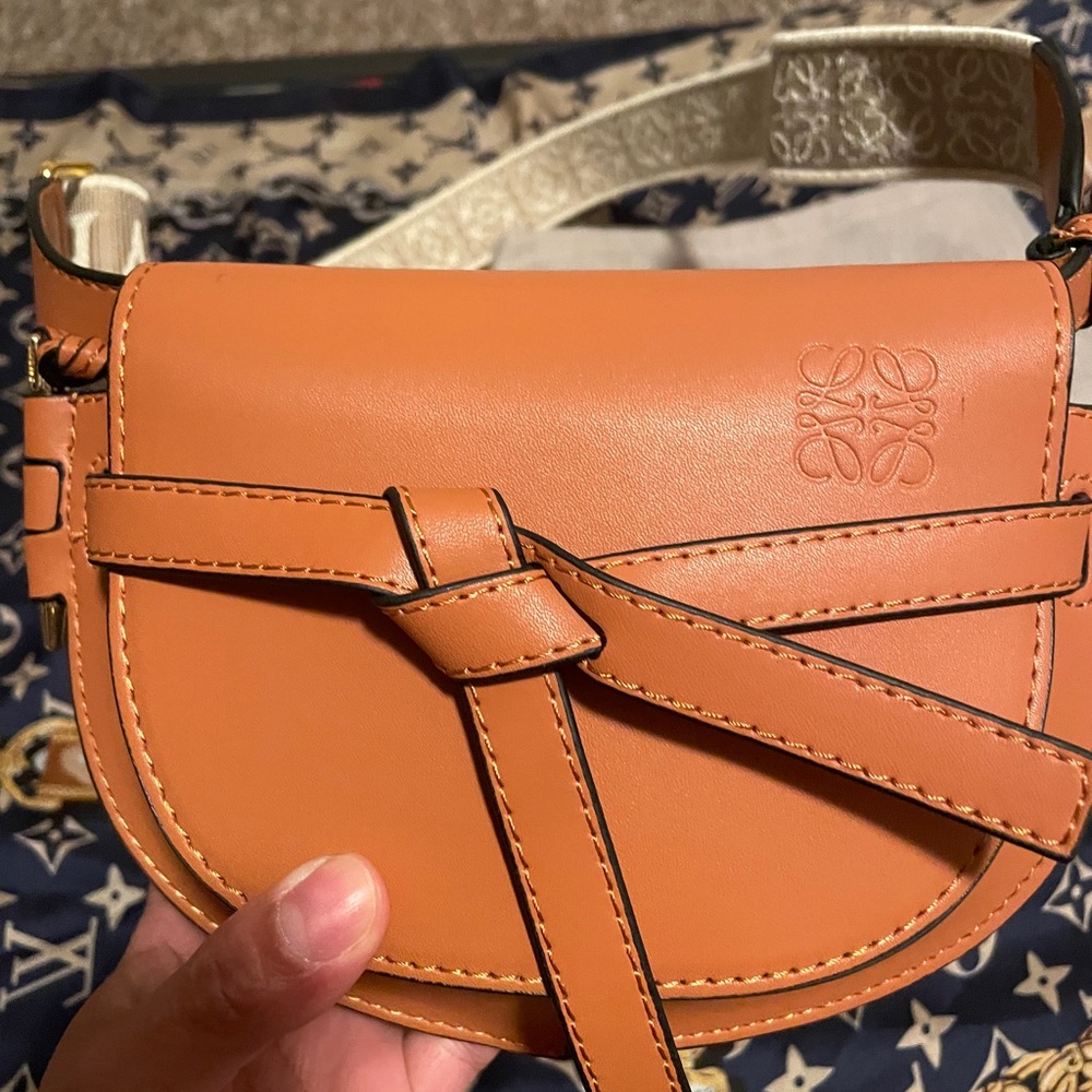 Tan Crossbody Bag with Premium Leather and Structured Design